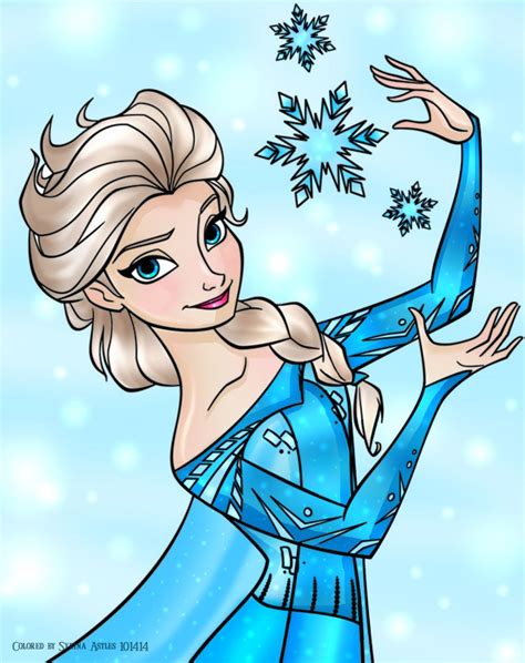 Frozen Drawing With Colour