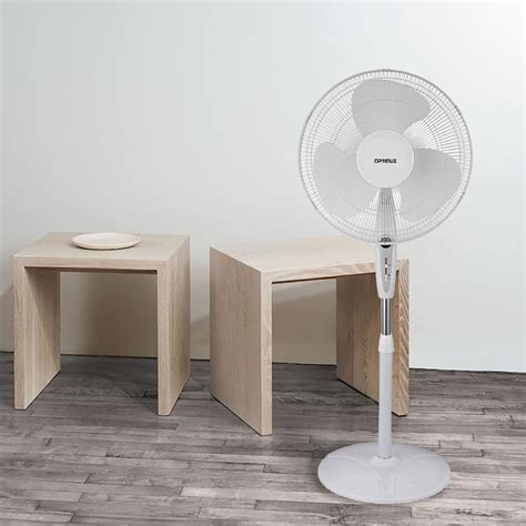 16 Inch Oscillating Stand Fan with Remote Control - Bed Bath & Beyond - 37428522