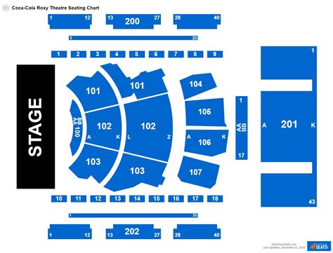 Coca-Cola Roxy Theatre Seating Chart - RateYourSeats.com