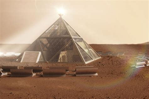 Pyramid and human “beehives” designed for Mars dwellers | Ars Technica