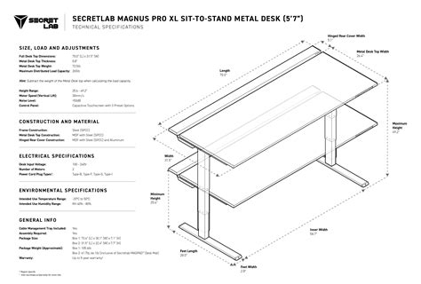 MAGNUS Pro Sit Stand Metal Desk | Secretlab US