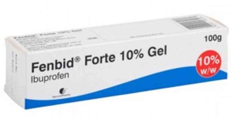 Buy Fenbid Forte Gel - Ibuprofen Gel 10% Gel, 100g - Dock Pharmacy