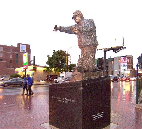 Chicago Cubs Photos: Harry Caray statue at Wrigley Field