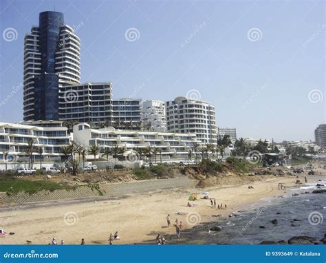 Durban beach stock image. Image of tourist, coastline - 9393649