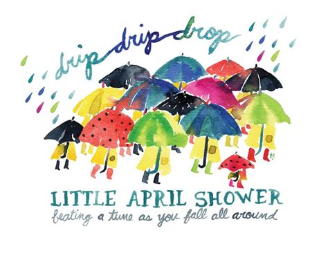 Bring on the April Showers [printable calendar] | April showers, Bullet journal inspiration ...