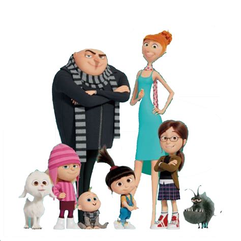 Despicable Me 4 - Gru's family render by heybolol on DeviantArt