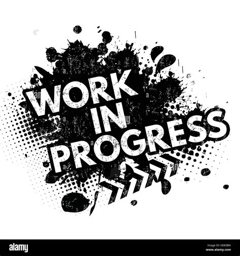 Work in progress grunge rubber stamp on white background, vector illustration Stock Vector Image ...