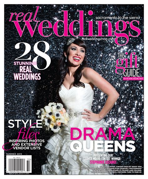 Honored to have photographed Real Weddings Magazine Front Cover