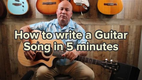 How to write a Guitar Song in 5 minutes - YouTube