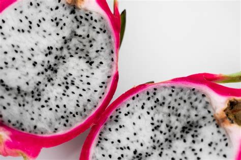 Premium Photo | Dragon fruit vibrant dragon fruit on white background ...