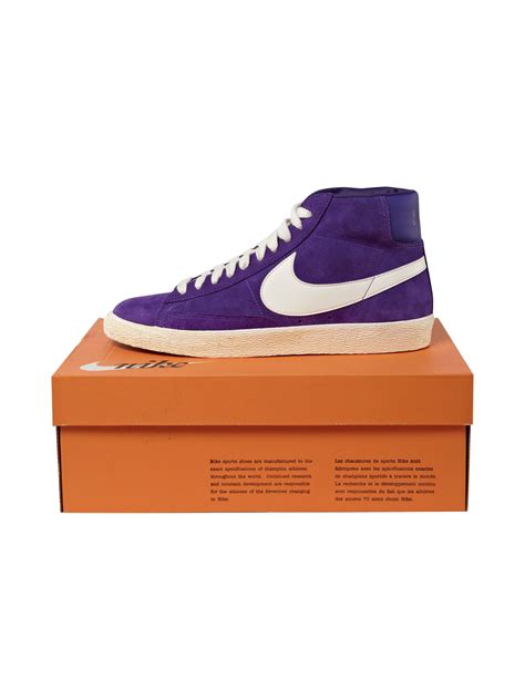 Nike High Top Blazer Vintage Suede in Purple for Men | Lyst