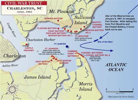 American Battlefield Trust on Twitter: "The bombardment of Fort Sumter was the opening ...