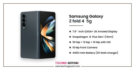 Samsung Galaxy Z Fold 4 Specifications - Techno Goyani