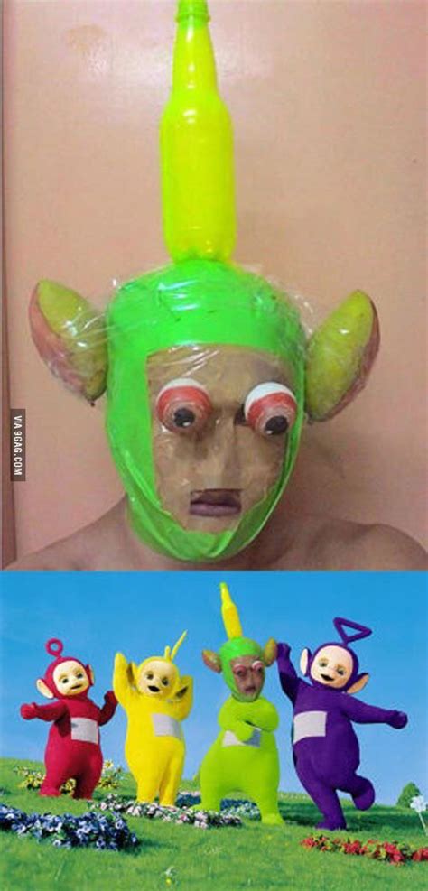 Teletubbies cosplay at its finest | Teletubbies funny, Really funny memes, Teletubbies