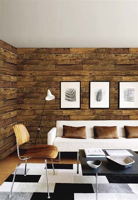 wooden wallpaper for walls | Wallpaper living room, Wooden wallpaper, Wallpaper house design