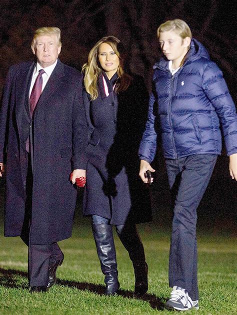 Barron Trump’s Height: Towers Over Tall Mom Melania At White House ...