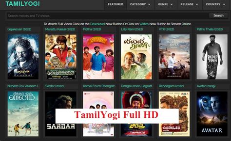 TamilYogi Full HD Hindi & Tamil Dubbed Movies Download