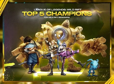 Top 5 Champions for Wild Rift beginners | South.gg | Your Daily Source ...