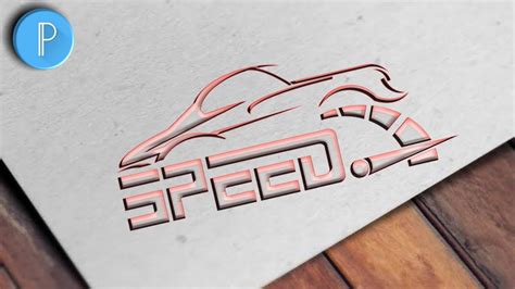 Cara membuat logo SPEED CAR Design #87 | On PixelLab Android - Tutorial 🔹 Qai.HH - YouTube