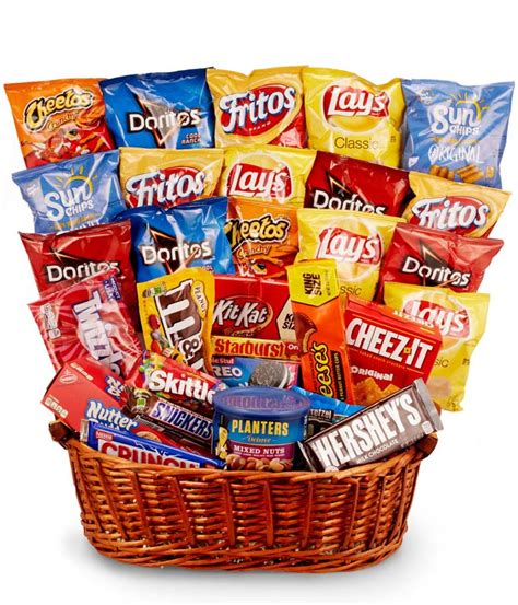 Chips, Candy & More Gift Basket at From You Flowers