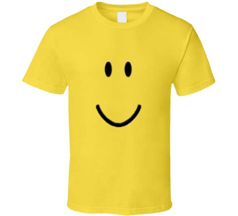 Roblox Smiley Face Fan Cool Fun Retro Gaming Meme T Shirt