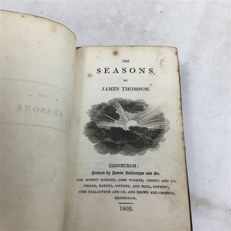 James Thomson - The Seasons - 1809 - Catawiki