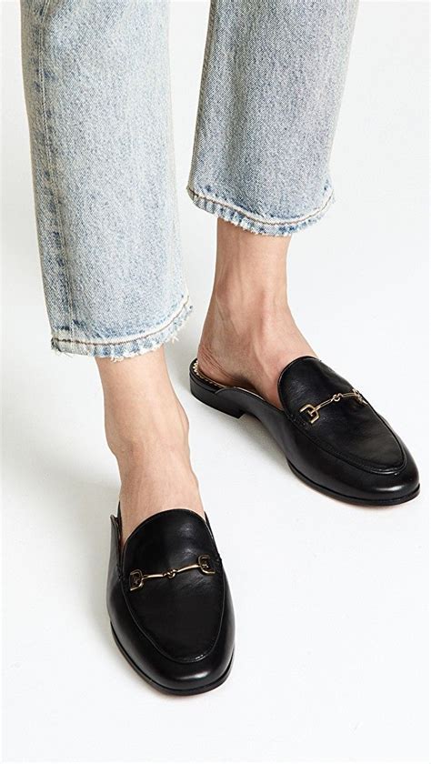 Sam Edelman Linnie Flat Mules | Shopbop | Mule shoes outfit, Jeans and ...