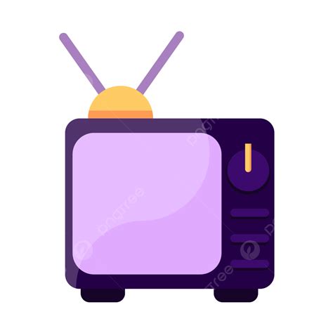 Retro Tv Screen Vector Hd Images, Retro Tv Icon, Tv, Icon, Techology PNG Image For Free Download