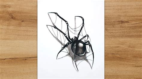 How To Draw A Realistic Spider