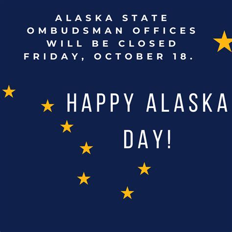 Alaska Day 2019 | Alaska Ombudsman