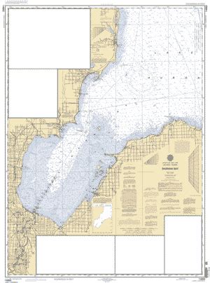 SAGINAW BAY MICHIGAN nautical chart - ΝΟΑΑ Charts - maps