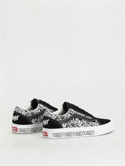 Vans Old Skool Shoes (graffiti/black/white)