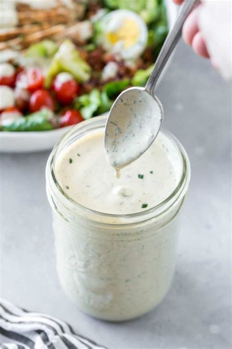 Homemade Ranch Dressing Recipe (Dairy Free Option) - Simply Whisked