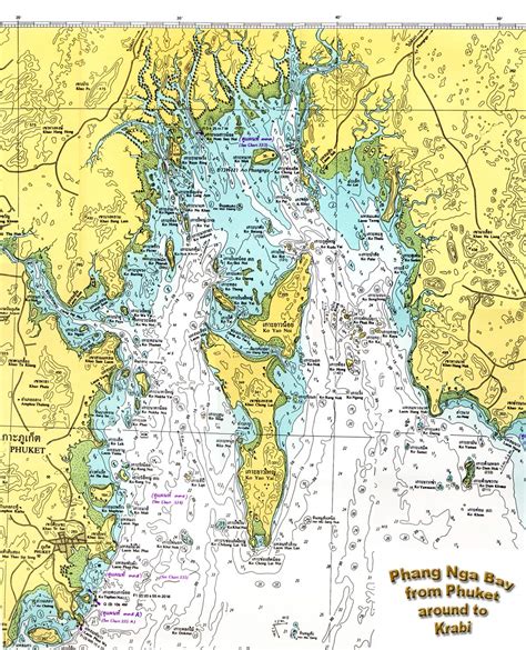 Phang Nga Bay Thailand Map - Phang Nga Bay Thailand • mappery