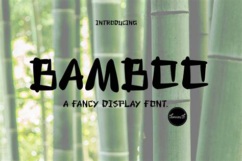 Bamboo Fuente por TANVARA DIGITAL ART · Creative Fabrica