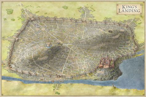 Official Map of King's Landing by torstan on DeviantArt