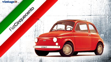 Download wallpaper red, Italy, 500, WALLPAPER, FIAT, VINTAGE, section ...