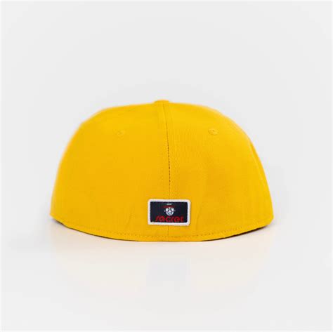 Yellow Logo Fitted Cap