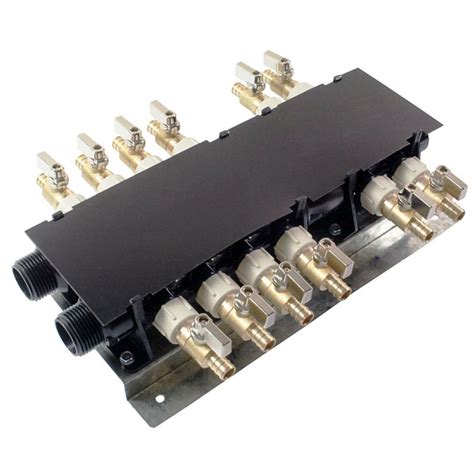 Apollo 6907912CP Apollo Pex Manifold 12 Port 6 Hot/6 Cold at Sutherlands