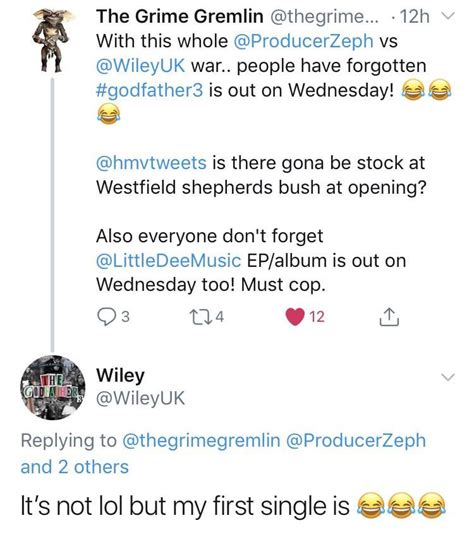 Wiley confirms Godfather 3 will NOT be out Jan 1st (Suprising) : r/grime