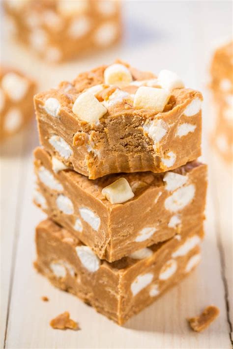 Peanut Butter Butterscotch Marshmallow Fudge - Averie Cooks