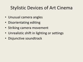 Art cinema | PPT