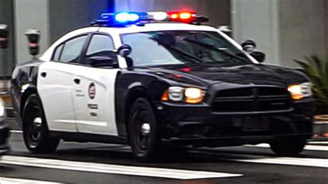 LAPD Dodge Charger Responding - YouTube