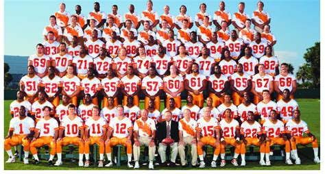 1995 - Season 20 Coaching Staff of the Tampa Bay Buccaneers - Head Coach Samuel David "Sam" Wyche