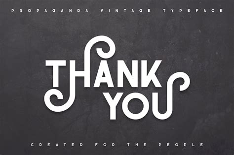 Propaganda - Vintage typeface By VPcreativeshop TheHungryJPEG.com #Vintage, #affiliate, # ...