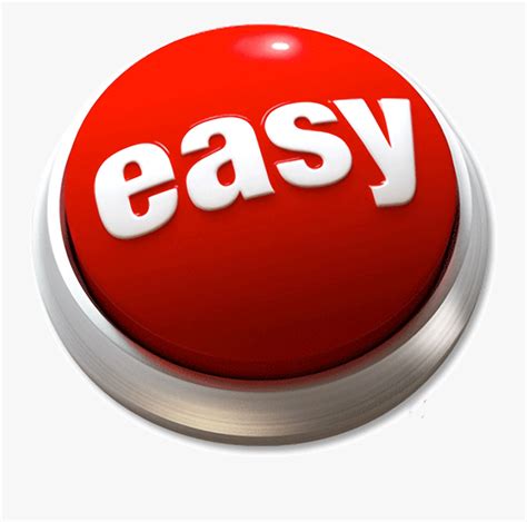 Easy Button , Free Transparent Clipart - ClipartKey