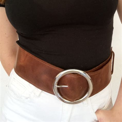 Brown wide leather belt Womens leather belt Dress belt | Etsy | Wide leather belt, Womens ...