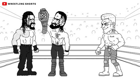 Cody Rhodes vs Seth Rollins WWE WrestleMania Backlash Parody Cartoon ...