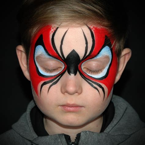 11+ Easy Spiderman Face Paint Ideas - PAINTSWG