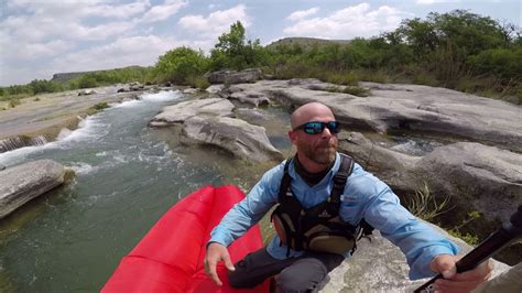 Devils river tx kayaking and going down dolans falls in a oversized dry bag. May 1st 2017 - YouTube